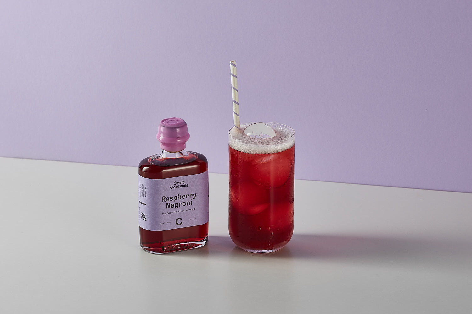 Craft Cocktails Raspberry Negroni (Serves 2)