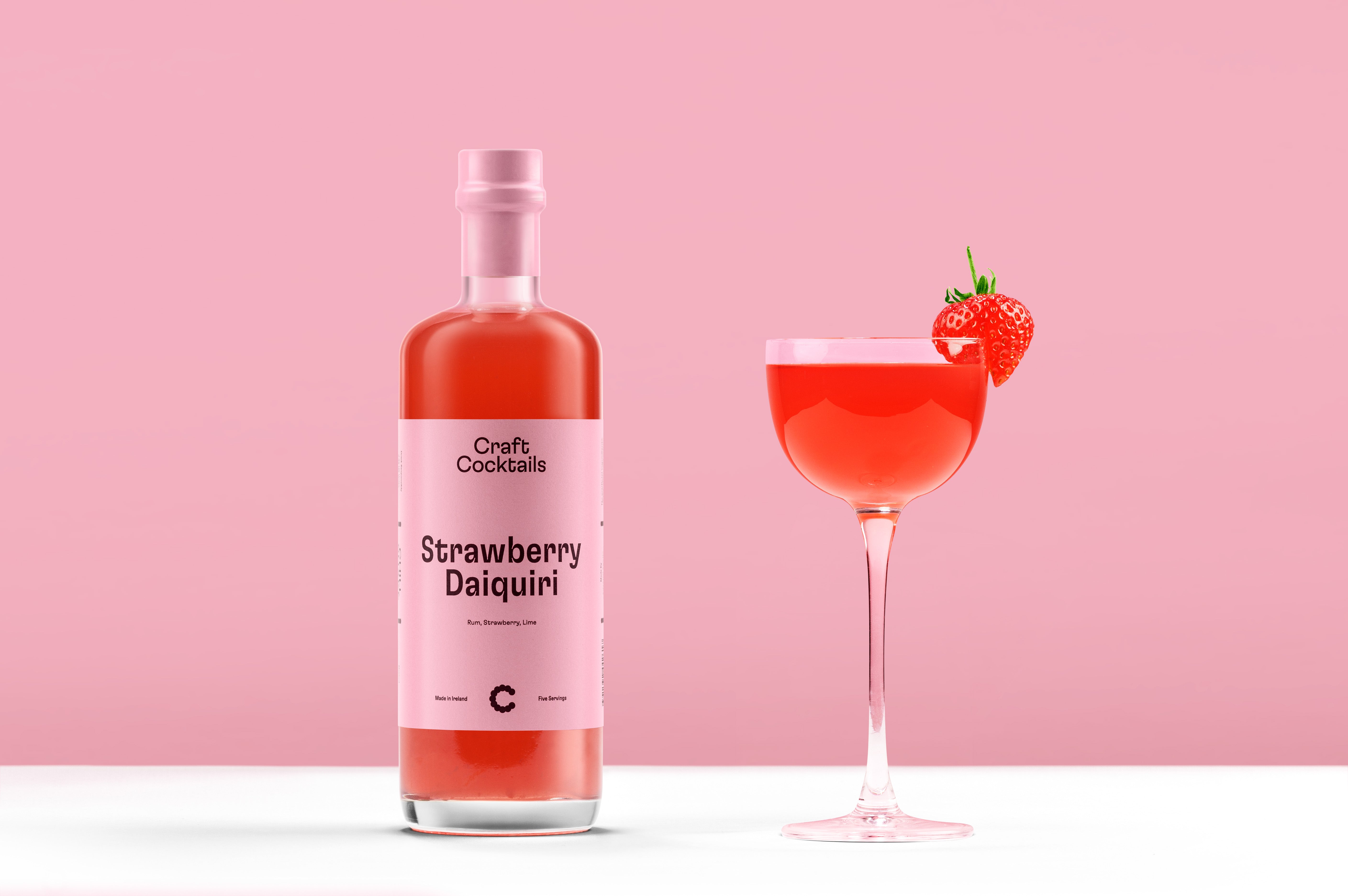 Craft Cocktails Strawberry Daiquiri (Serves 5)