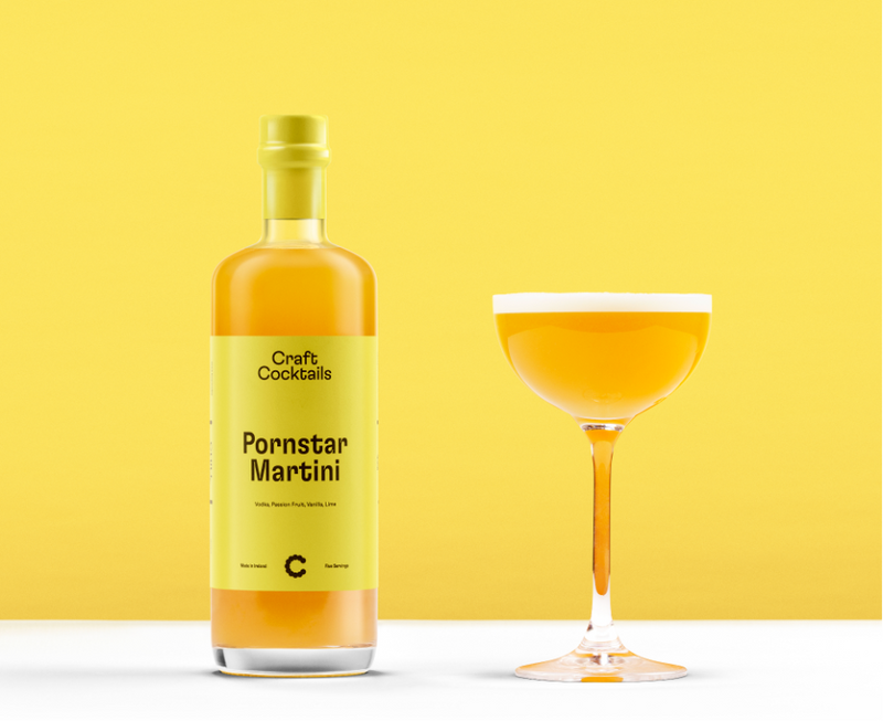 Personalised Craft Cocktails bottle