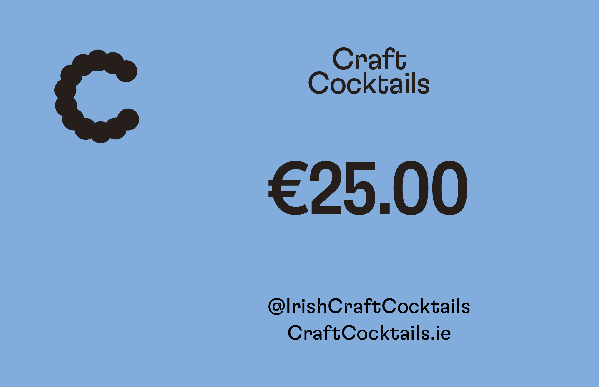 Craft Cocktails bar 1661 gift voucher last minute gift