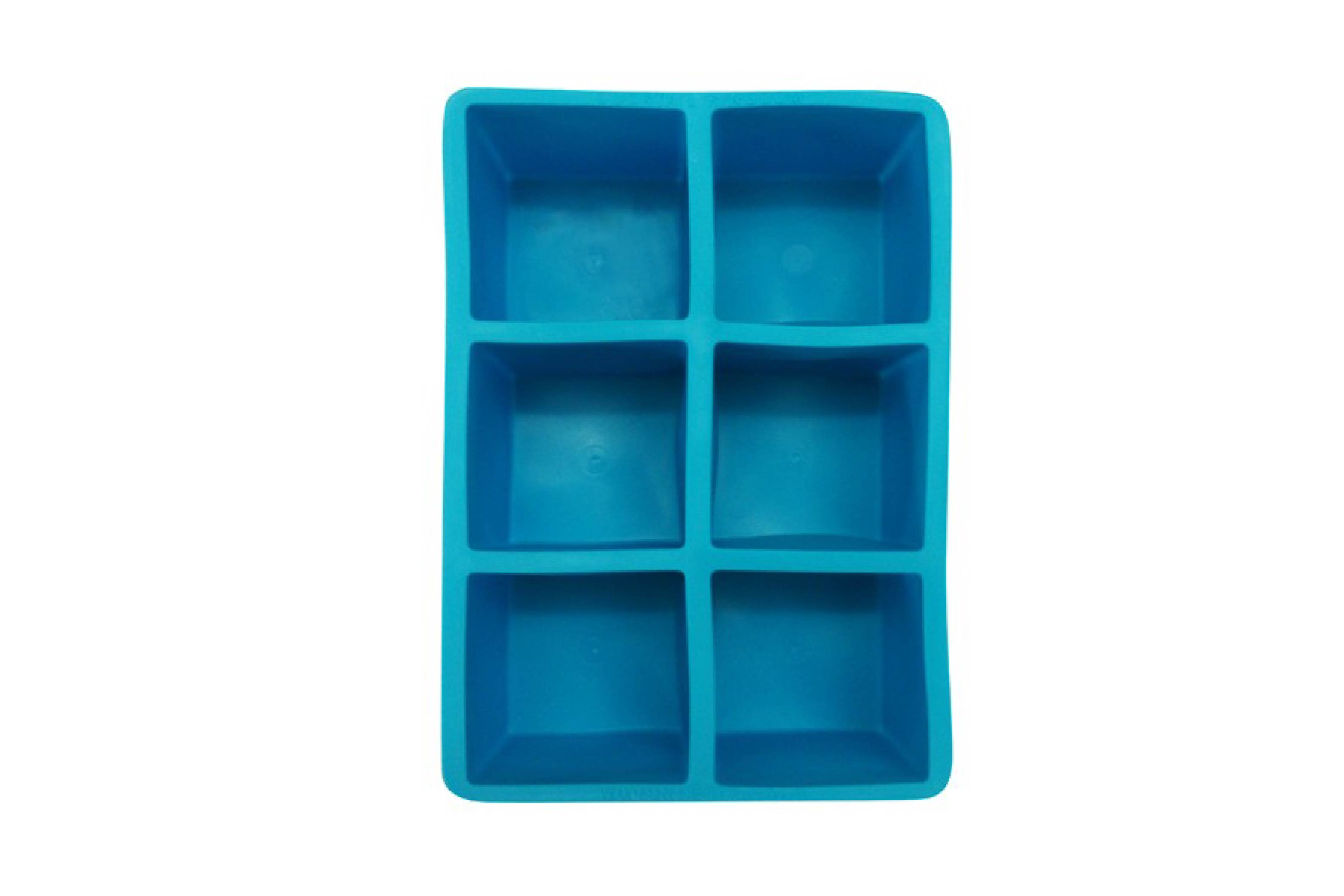 Blue ice cube square tray, ice mold, rubber ice cube tray, bartenders, mixology, mixologist, drinks, craft cocktails, special ice, drinks cabinet, professional bartending, cocktail paraphernalia