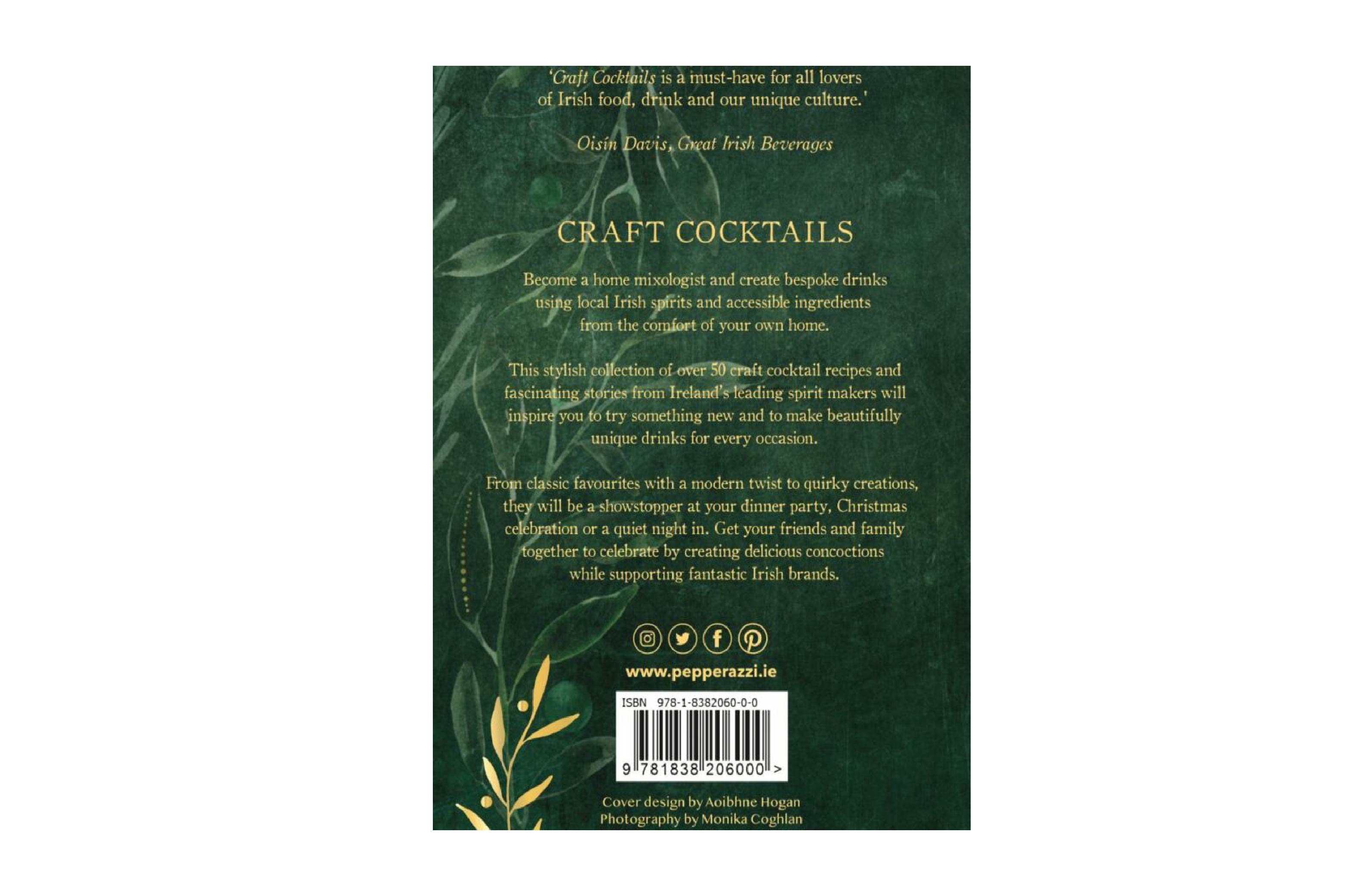 Craft Cocktails Book by Monika Coghlan
