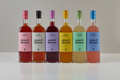 Happy Birthday. Wedding Present. Thank you gift. Best Friend. Good Taste. Girl Gang. Boys Night.Hen Party. Stag Party. Bridemaid Gifts. Best Man Gift. Good Luck. Congratulations. Well Done. Make your mark with your very own message on a bottle. Create your own personalised label to add to our 6 mixed 200ml bundle. Perfect for personalised gifts, birthdays, weddings, or any celebration with personality. Aviation, Pornstar Martini, Raspberry Negroni, Strawberry Daiquiri, Tommy’s Margarita, Old Fashioned.